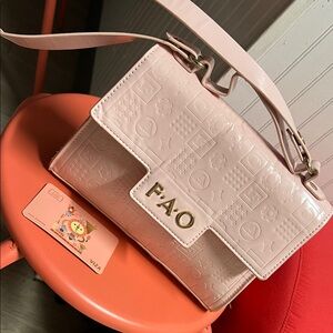 FAO Schwarz Pink Embossed Kids Bag